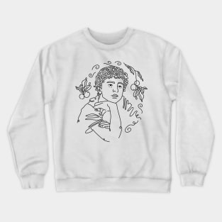 Timothee Chalamet Call me by your name peaches lineart Crewneck Sweatshirt